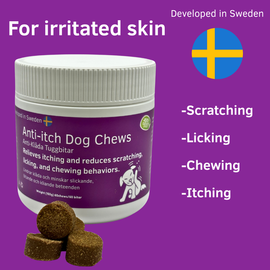 Anti-klåda tuggbitar till hund